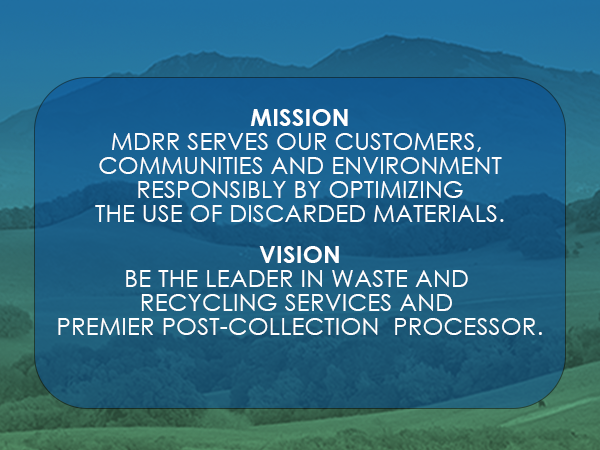 MDRR Mission and Values