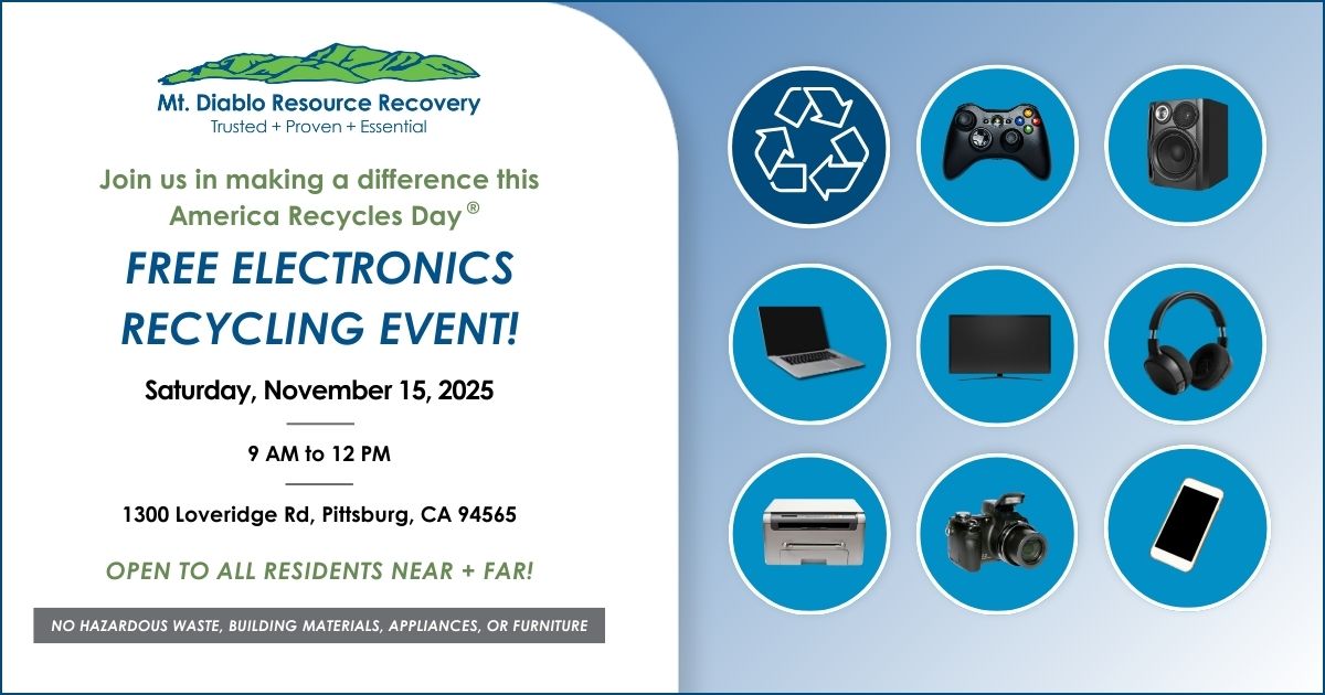 Free E-Waste Recycling Event – America Recycles Day® 2025