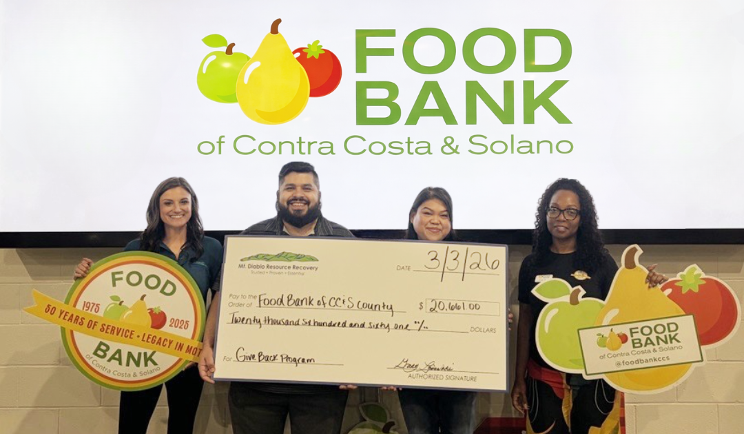 Mt. Diablo Resource Recovery Celebrates 15 Years of the Give Back Program