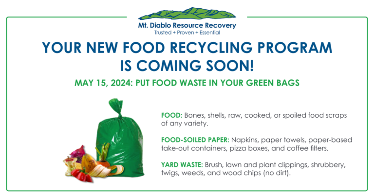 Food Waste Recycling Starts Soon!