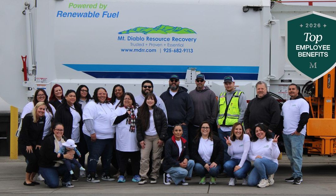Mt. Diablo Resource Recovery Recognized with Mployer’s 2026 Top Benefits Award