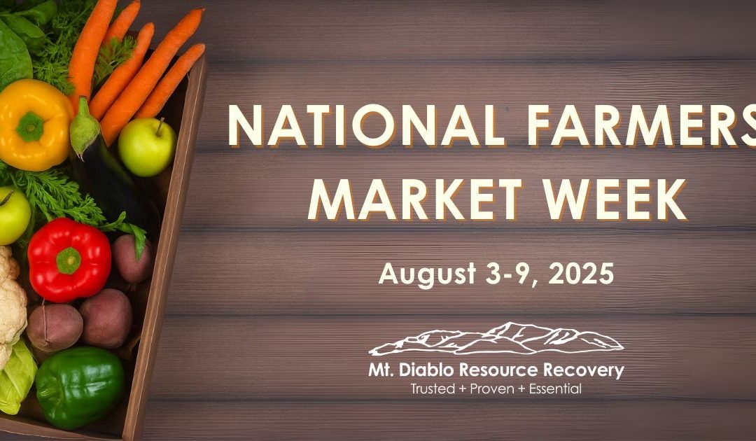 National Farmers Market Week: August 3–9, 2025