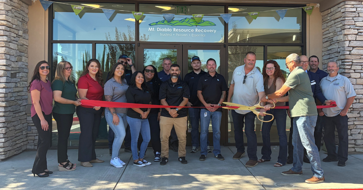 Mt. Diablo Resource Recovery Celebrates Grand Opening of New Oakley Office